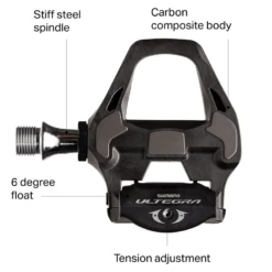 Shimano Ultegra PD-R8000 +4 SPD SL Pedal