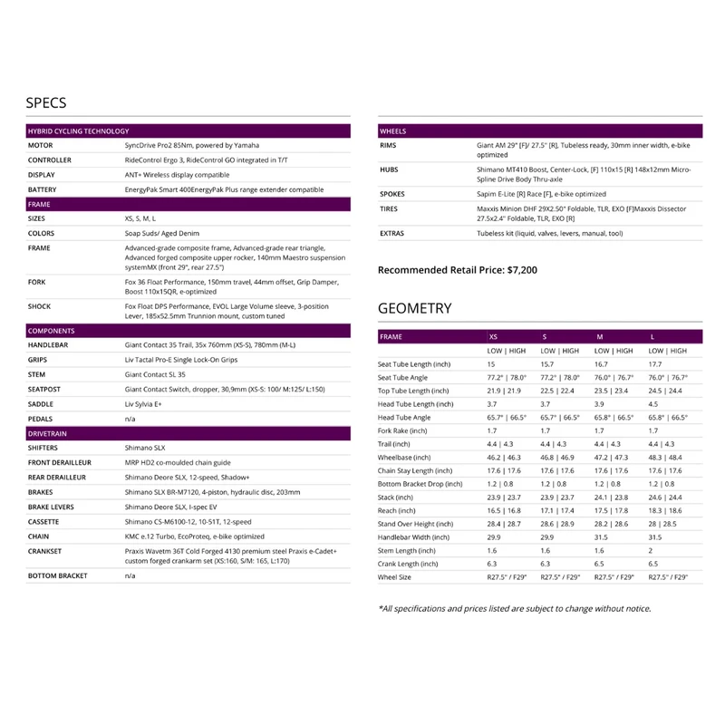 Liv 2023 Intrigue X Advanced E+ Elite 2 E-Bike - Women's 12 Liv 2023 Intrigue X Advanced E+ Elite 2 E-Bike - Women's - Image 10