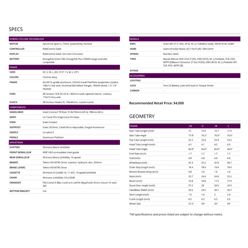 Liv Embolden E+ 2 E-Bike - 2023 4 Liv Embolden E+ 2 E-Bike - 2023 - Image 2