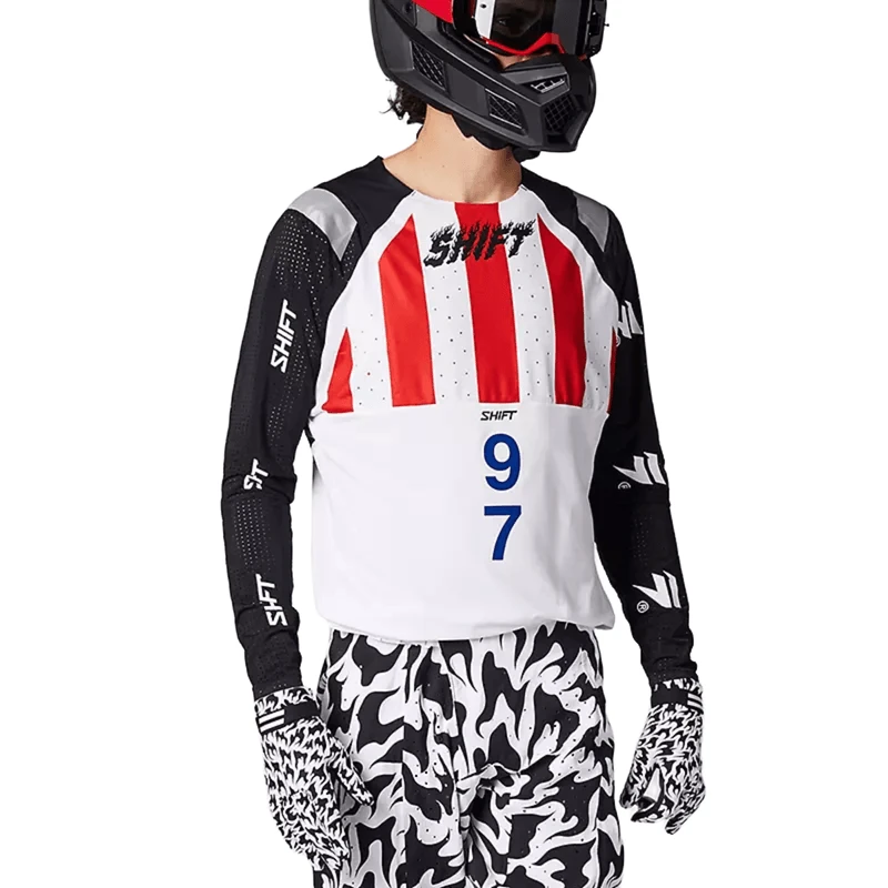 Fox Shift Blue Label Flame Jersey - Men's 6 Fox Shift Blue Label Flame Jersey - Men's - Image 4