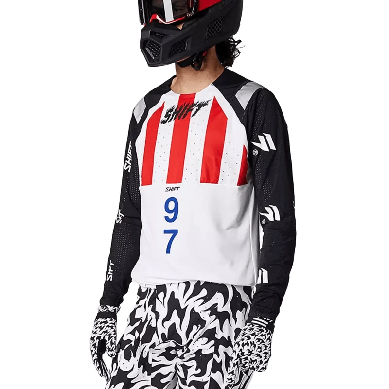 Fox Shift Blue Label Flame Jersey - Men's 5 Fox Shift Blue Label Flame Jersey - Men's - Image 3