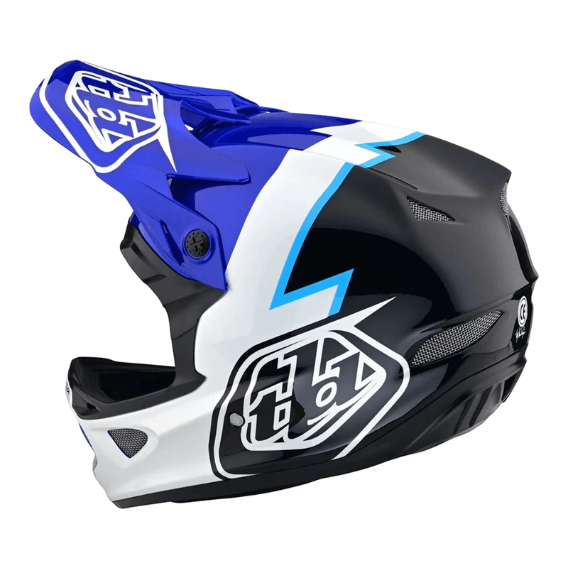 Troy Lee Designs D3 Fiberlite Volt Helmet 8 Troy Lee Designs D3 Fiberlite Volt Helmet - Image 6
