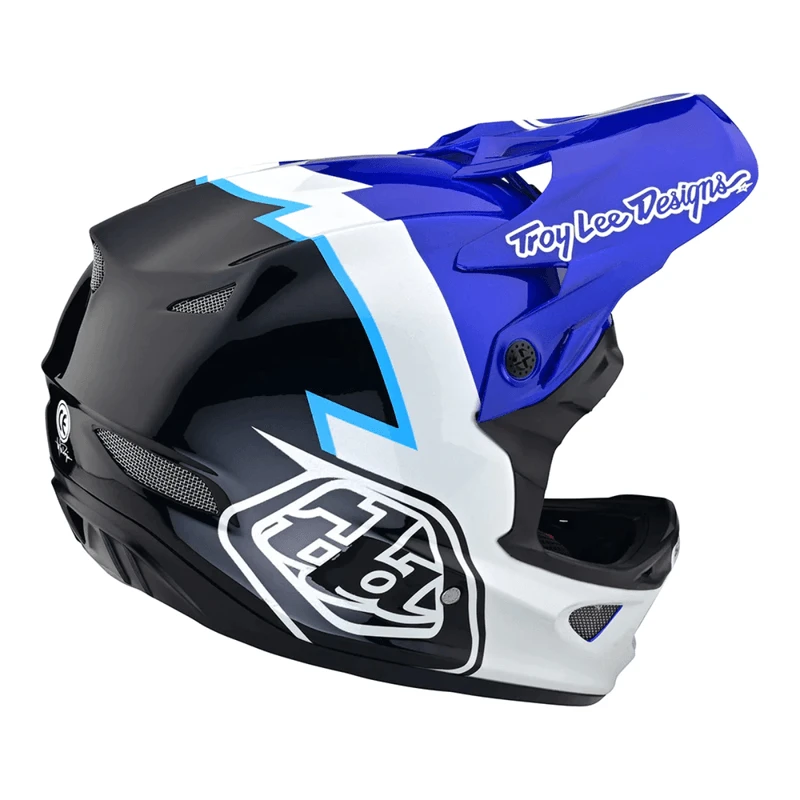 Troy Lee Designs D3 Fiberlite Volt Helmet 3 Troy Lee Designs D3 Fiberlite Volt Helmet