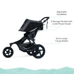 Britax BOB Gear Revolution Flex 3.0 Graphite Black -Troy Lee Cycling Shop 673288 800 auto